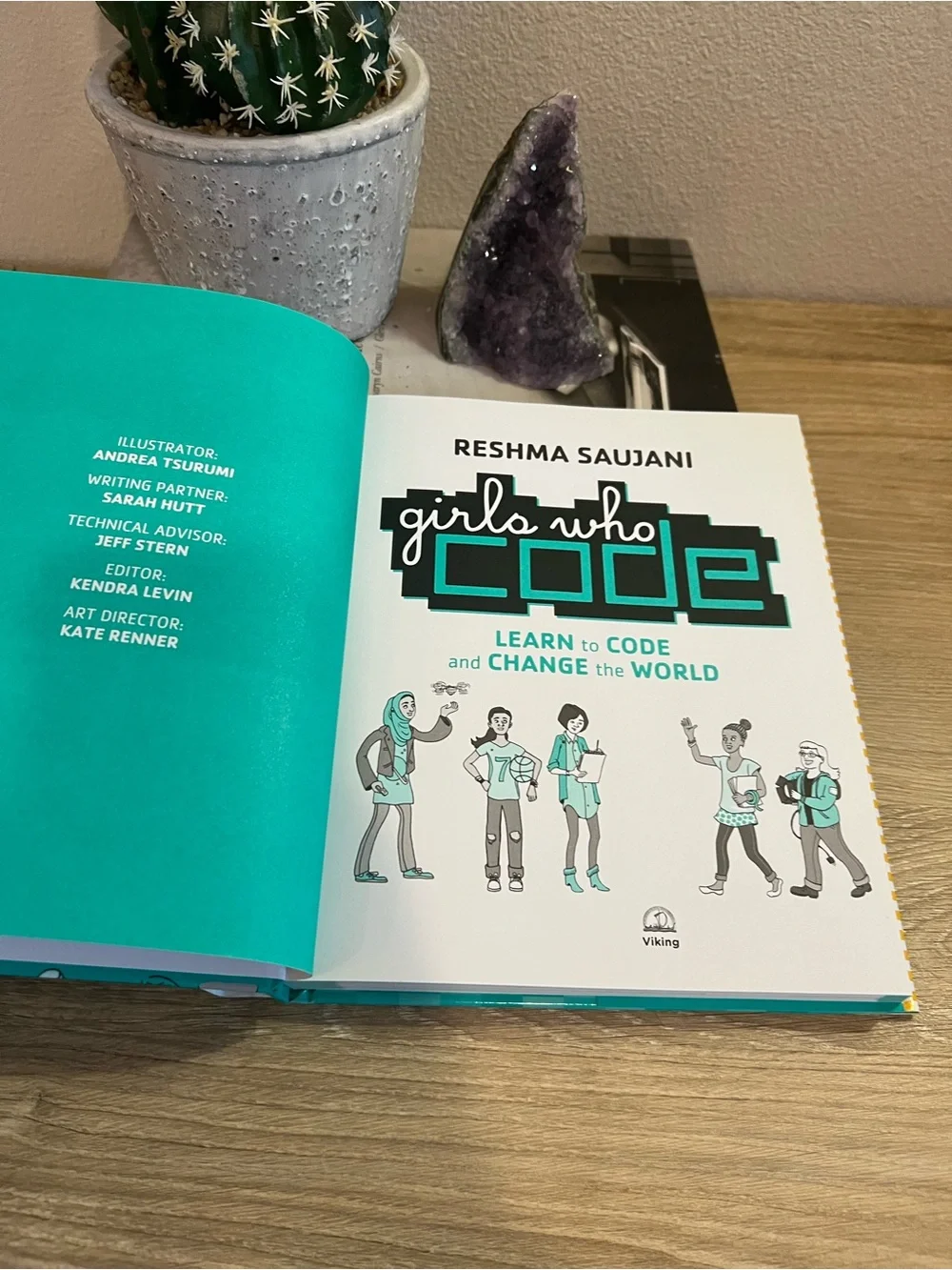 Girls Who Code Reshma Saujani Hardcover Learn to Code STEM Tech Book